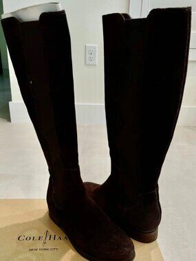 Like New Cole Haan Jodhpur Suede Boots Size 7